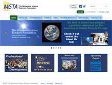 Tablet Screenshot of mnsta.org